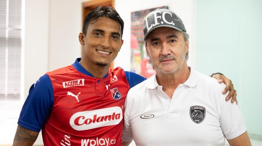 Leones le auguró éxitos al 'Indio' en su paso a Independiente Medellín 1 David Loaiza