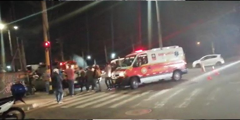 Accidente de tránsito en Sabaneta 1 Accidente de tránsito en Sabaneta