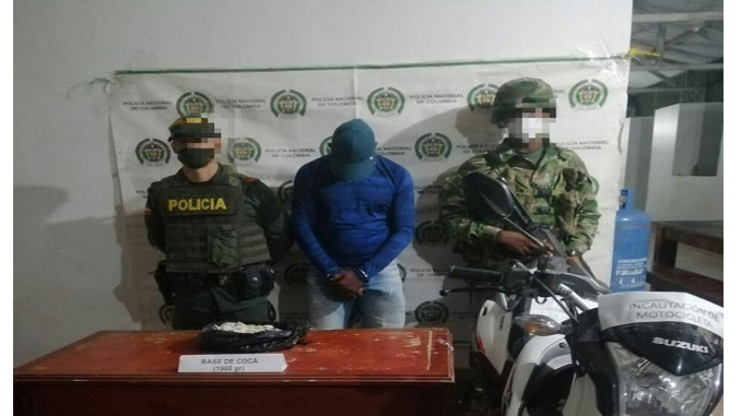 Capturaron a un disidente de las Farc con Cocaína en el Chocó