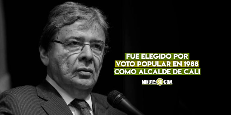 Cali declarará tres días de duelo por fallecimiento del ministro de Defensa Carlos Holmes a causa del Covid-19