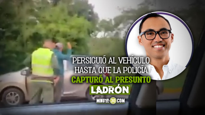 VIDEO: ¡Tremenda persecución! Diputado del Meta evitó que se robaran un carro y hasta grabó el angustiante momento