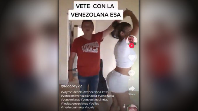Video: Hombre dijo que cambió a su mujer por una venezolana, y le llovieron críticas en redes