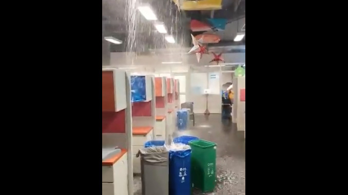 Video: Llueve dentro de la Personería Municipal de Medellín