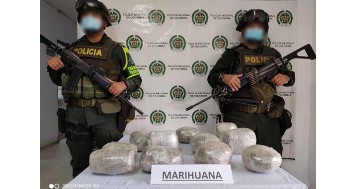 ¡Qué encomienda! Hallaron marihuana dentro de un camión de una empresa de envíos