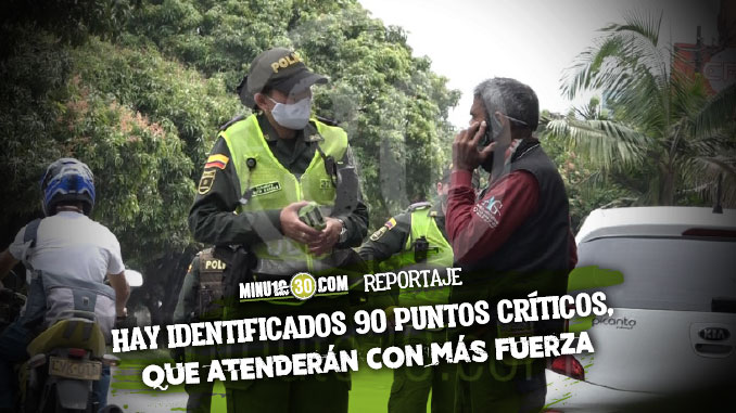 Más de 1.500 policías vigilarán el Valle de Aburrá para que se cumplan las medidas del puente de reyes