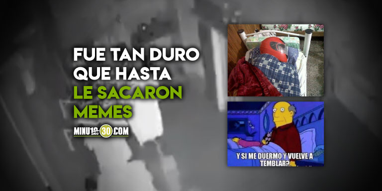 VIDEOS: ¡Fue durísimo! A muchos los despertó el sismo de esta madrugada en Colombia y hasta grabaron los angustiantes momentos