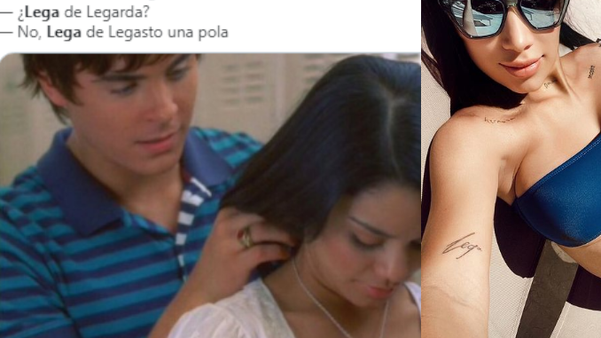 TUITS: “Lega de ‘le gané’ a Jessica Cediel”, tuiteros no le perdonan a Luisa Fernanda W que negara tatauje de Legarda