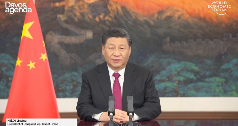 En el foro de Davos, Xi Jinping advierte que: "habrá que cambiar los motores de la economía mundial