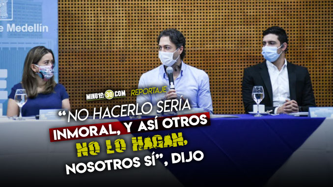 Video: “Yo no voy a ser más popular por esto, pero toca”, Daniel Quintero explica por qué Medellín entra en toque de queda continuo