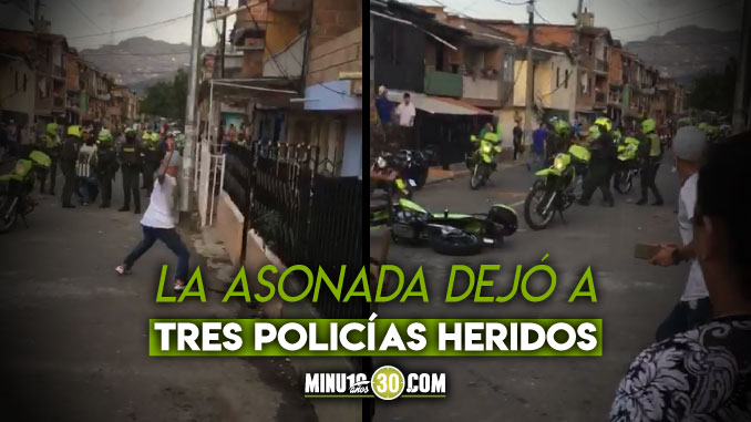 EN VIDEOS: ¡Qué horror! Iban a capturar a un presunto jíbaro y la comunidad no dejó, se fueron encima de la Policía 1 ASONADA