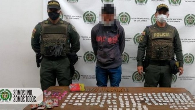 Sujeto captura por estupefacientes