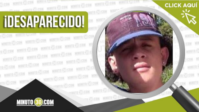 Anderson Vanegas Rivera desaparecido