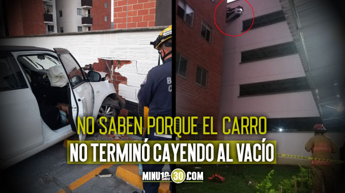 ¡Se salvó de ‘milagro’! Se quedó sin frenos la mujer que casi cae de un edificio de 5 pisos en Caldas