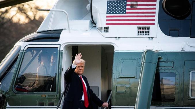 Trump, en su adiós: “Estaremos de vuelta de algún modo”