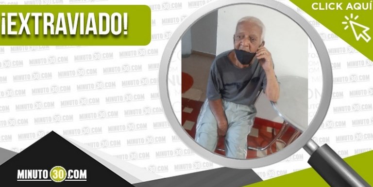 Gilberto Grajales está extraviado en Medellín, ¿lo reconoce? 1 extraviado medellin