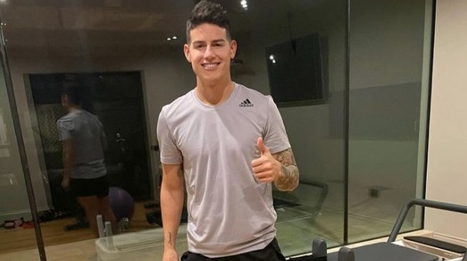 FOTOS: “Se puso aceite”: criticaron a James Rodríguez por presumir su ‘chocolatina’