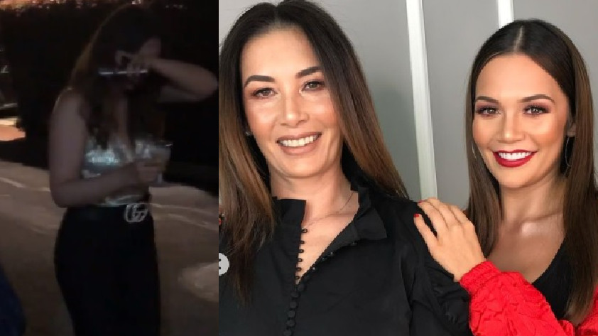 Lina Tejeiro regala carro a su mamá