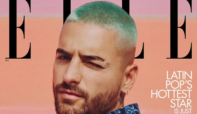 Maluma, el primer hombre en reinar en la portada de la revista “ELLE” en EE.UU.