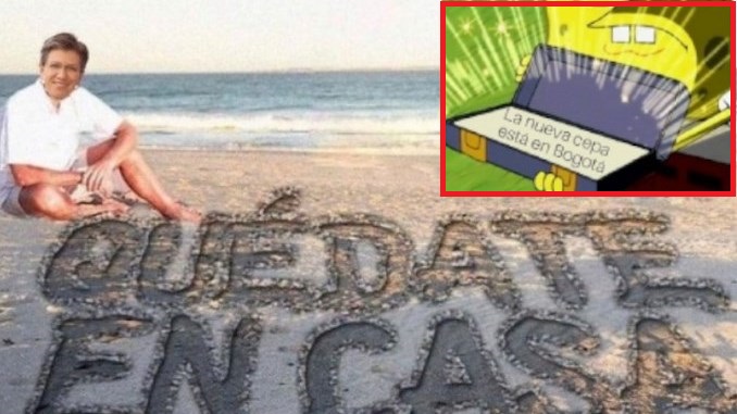 Memes y críticas a Claudia López por declarar nueva cuarentena en Bogotá luego de sus vacaciones