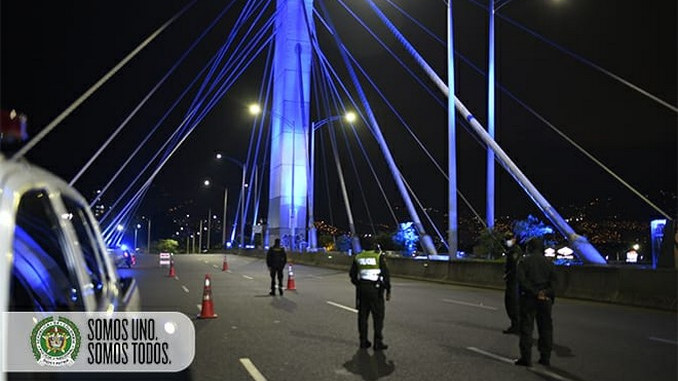 En las últimas 24 horas fueron aplicados 1.260 comparendos por violación al toque de queda en el Valle de Aburrá