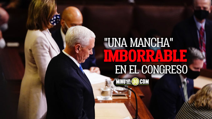 Tras una de las jornadas más convulsas en la historia reciente de EEUU: El Congreso valida el triunfo de Biden