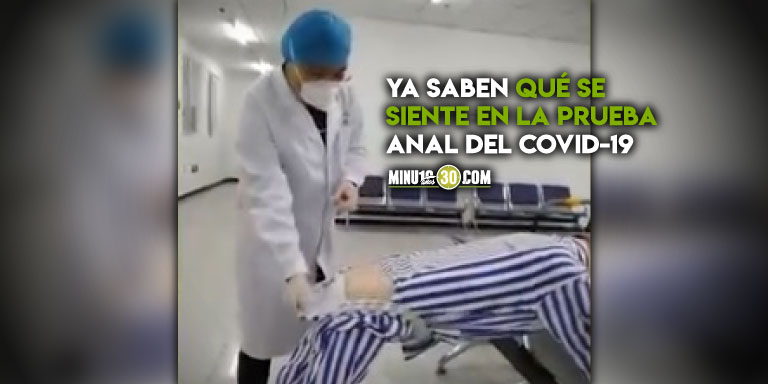 Chino cuenta qué se siente en la prueba anal de Covid