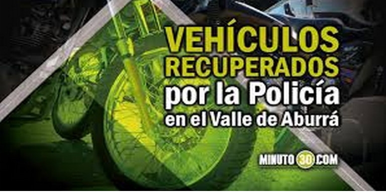 ¿La reconoce? estas fueron las motocicletas recuperadas por la Policía