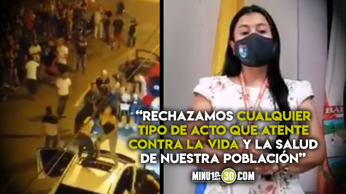 EN VIDEO: ¡Se hicieron varios comparendos! Alcaldía de Barbosa rechazó “covid-perreo” en vía pública