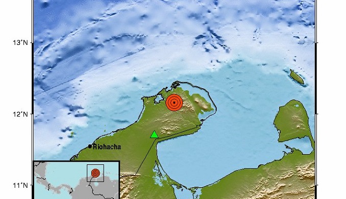Un sismo de 4.2 se sintió en La Guajira, el epicentro fue Uribia