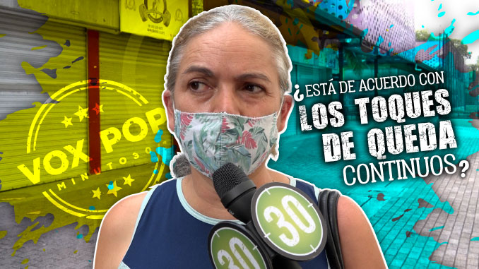 Video: pese a las críticas en redes, mucha gente sí está de acuerdo con los toques de queda continuos