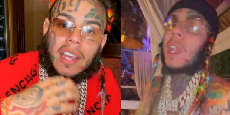 VIDEO: "Tantos niños muriendo en el mundo": Le llueven las críticas al rapero 6ix9ine por presumir una cadena de 1 millón de dólares 1 6ix9ine es criticado por cadena
