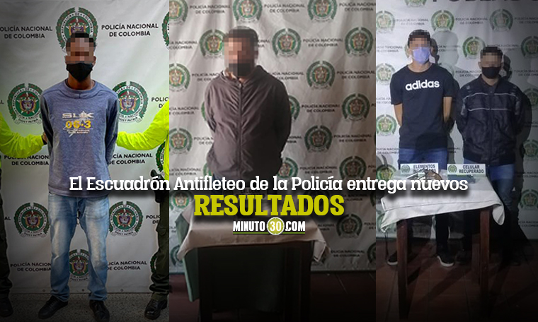 EN VIDEO: ¡Qué bien! 8 fleteros cayeron en Medellín en los últimos días 1 8 capturados implicados en hurtos de celulares y una cadena de oro