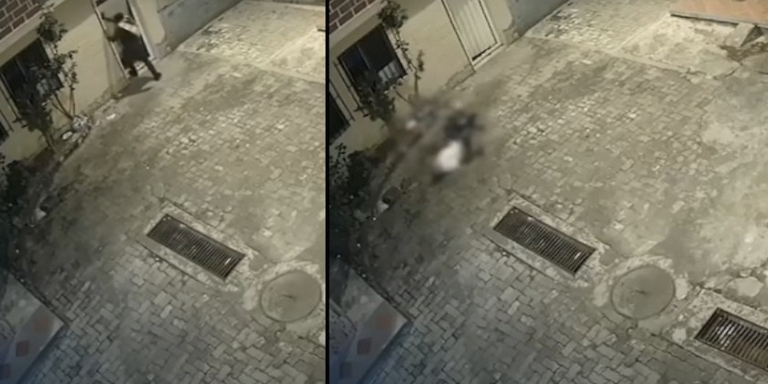 VIDEO: En Antioquia, Mujer se lanzó desde el balcón de su casa para evitar que su esposo le pegara