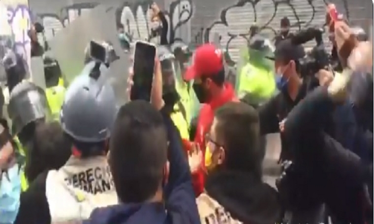 VIDEO: ¡Que no lo sorprenda el trancón! Por protestas, algunas vías de Bogotá se encuentran cerradas