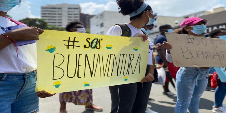 En Buenaventura, habitantes marchan para pedir soluciones frente a oleada de violencia 1 Buenaventura-marcha-violencia