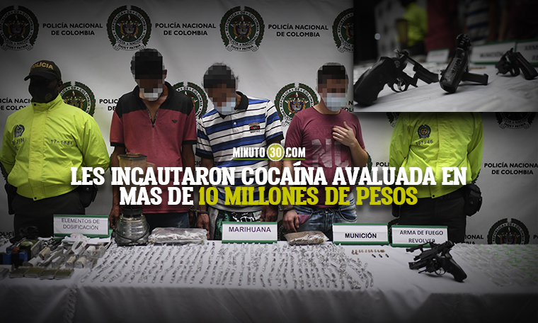 EN FOTOS Y VIDEO: Cayeron 3 integrantes de “La Salle”, con toda la merca que tenían lista para la venta y varias armas 1 Cayeron 3 integrantes de La Salle