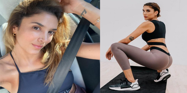 "Asi, sin prejuicios" y en sexy tanga roja lució Daniela Ospina