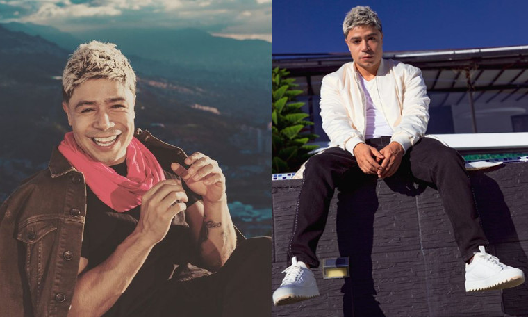 Daniel Calderón se colocó vestido, tacones y hasta modeló