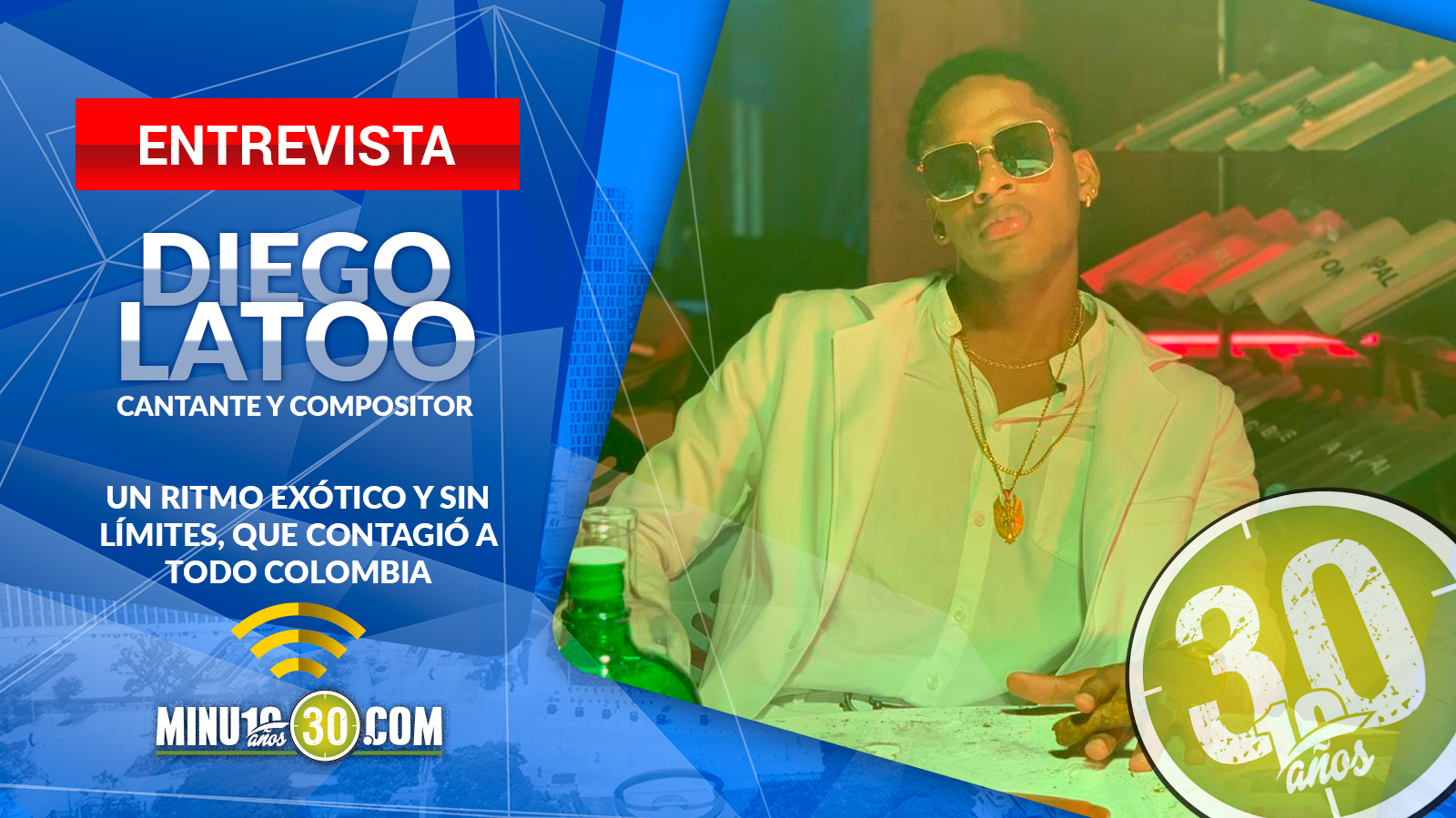 VIDEO: Descubre "el chicle" de Diego Latoo que revoluciona la música en Colombia 3 ENTREVISTA DIEGO LATOO