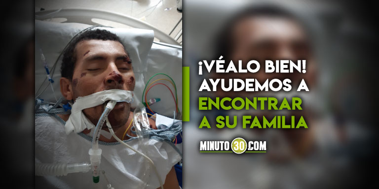 FOTO. ¿Sabe quién es? Hace días está en el Hospital Pablo Tobón y no lo han podido identificar 1 Paciente NN