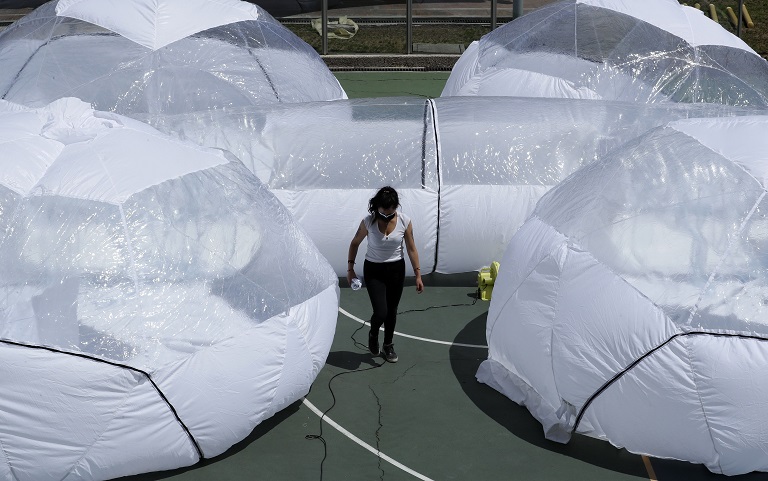 Domos de aislamiento, una idea para apoyar capacidad hospitalaria de Colombia