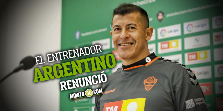 Jorge Almirón llevó a Helibelton Palacios al Elche y se fue