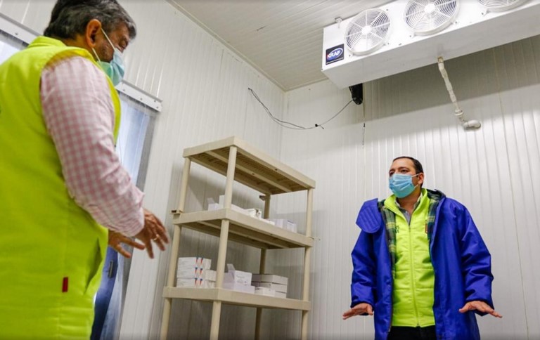 FOTOS Y VIDEO: Manizales está lista para recibir las vacunas Covid con su centro de acopio y refrigeración óptimo 5 Manizales3 3