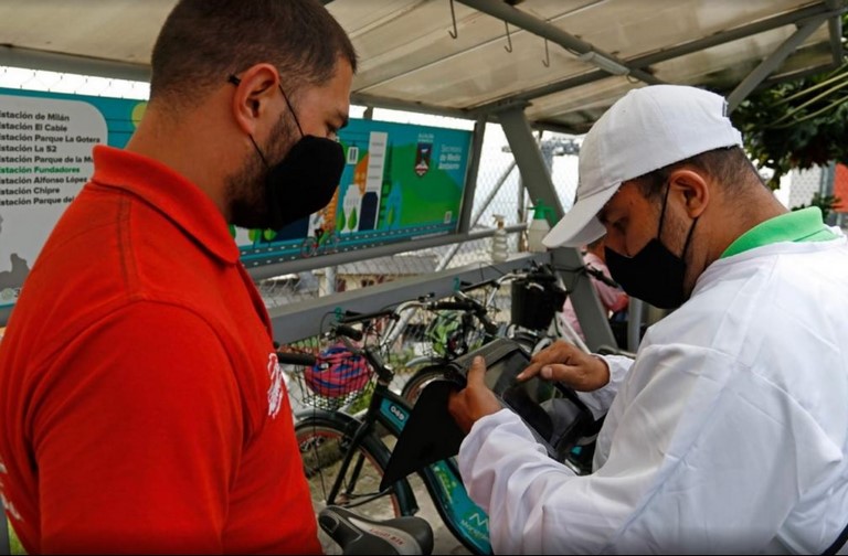 ¡Qué buena! Ya está disponible el programa 'Manizales en Bici', con 100 'ciclas' en tres estaciones 2 Manizalesenbici2