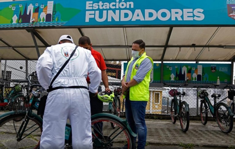 ¡Qué buena! Ya está disponible el programa 'Manizales en Bici', con 100 'ciclas' en tres estaciones 4 Manizalesenbici4