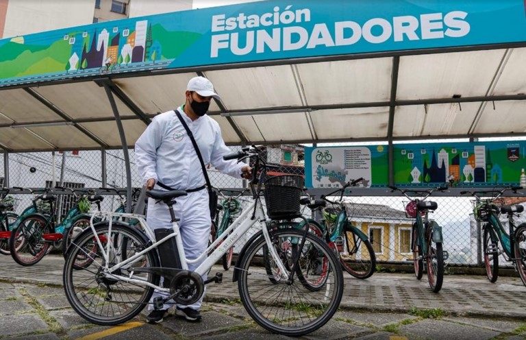 ¡Qué buena! Ya está disponible el programa 'Manizales en Bici', con 100 'ciclas' en tres estaciones 5 Manizalesnebici1
