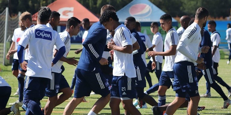 Millonarios llegó a Medellín 'con la pesada' para enfrentar al DIM 1 Millonarios 1