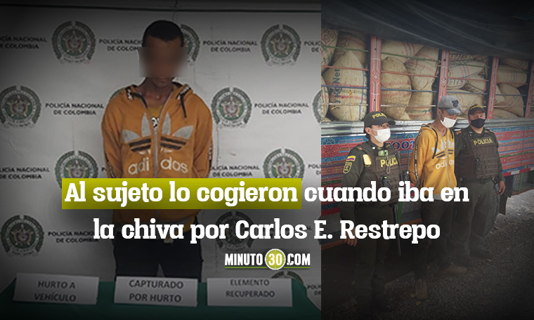 ¡Qué violencia! Secuestró y apuñaló a un conductor, para robarse una chiva cargada con café 1 SE ROBO UNA CHIVA Y APUNALO AL CONDUCTOR