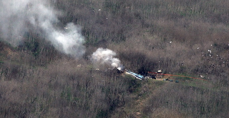 La niebla desorientó al piloto del helicóptero de Kobe Bryant