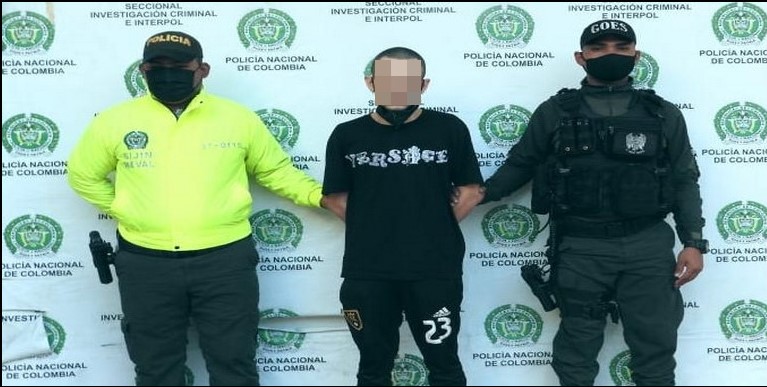 ¡Lo cogieron! Capturado homicida del patrullero Mario Andrés Vallejo, asesinado en Medellín 1 alias Yostin 1